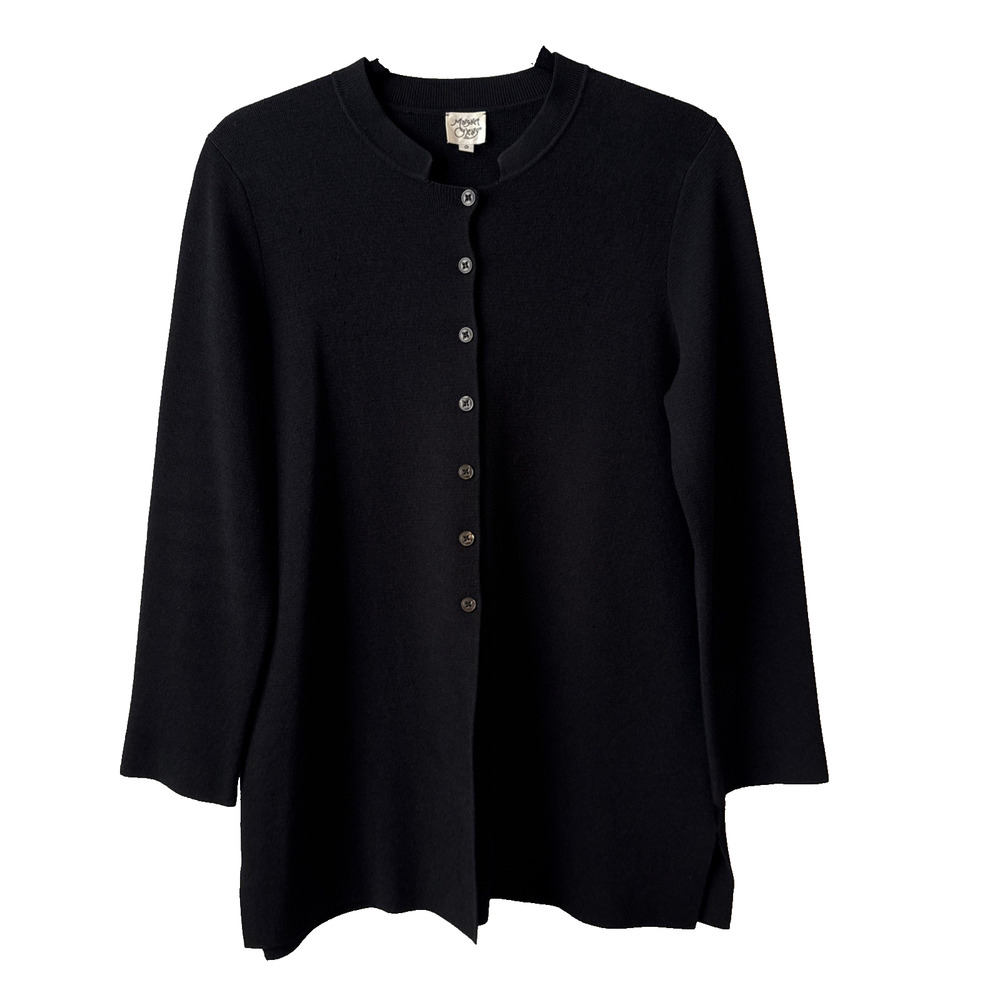 Margaret O'Leary Women’s 2 Whimsigoth Longline Soft Rayon‎ Knit Cardigan Preppy